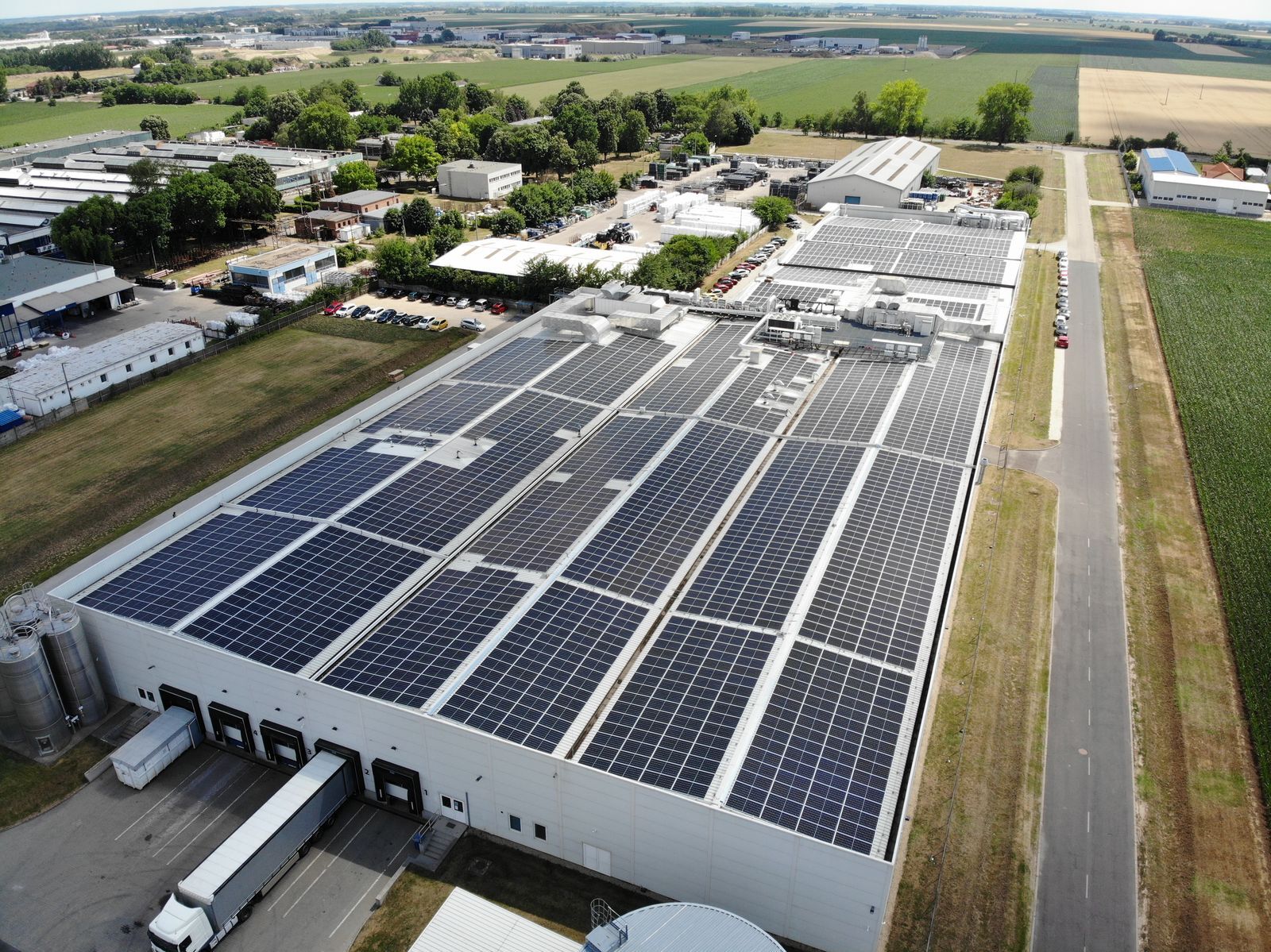 Industrial Rooftop Solar Installation
