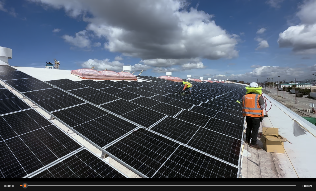 Commercial Rooftop Solar Installation